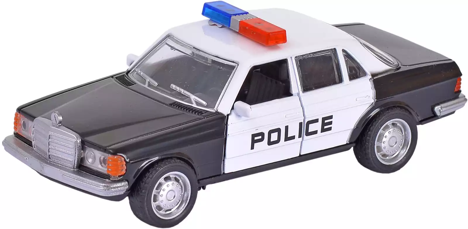 Модель машины Mercedes-Benz 280E (W123) Police 1:32 (13,5см) свет, звук,  Инерционный механизм 6632-23PM купить в Челябинске - интернет магазин Rich  Family