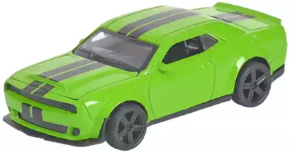 Модель машины Dodge Challenger 1:36 (12см) откр. Открывается капот, Инерционный механизм 6636-32-1
