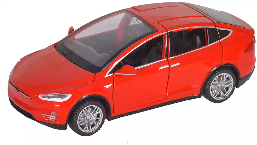Модель машины Tesla Model X 1:32 (15,5см) свет, звук, Инерционный механизм 6610-2