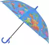 Зонтик синий с динозаврами 0526A