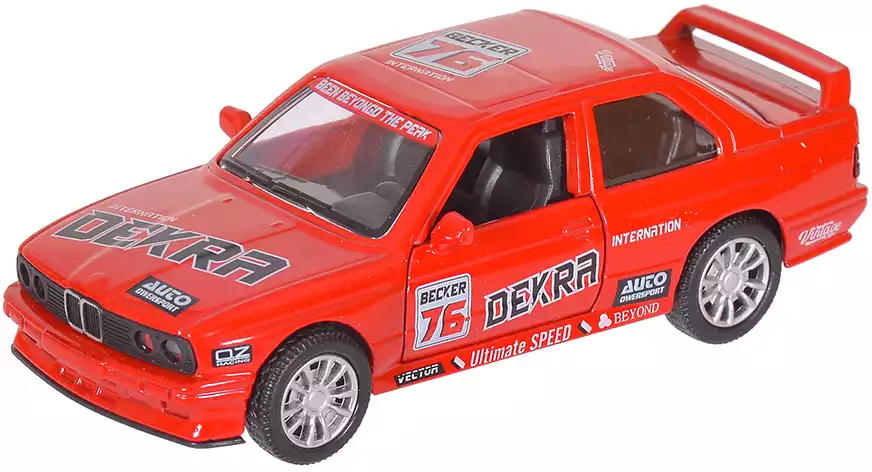 Модель машины BMW E30 1:36 (12см) свет, звук, Инерционный механизм FY6298R