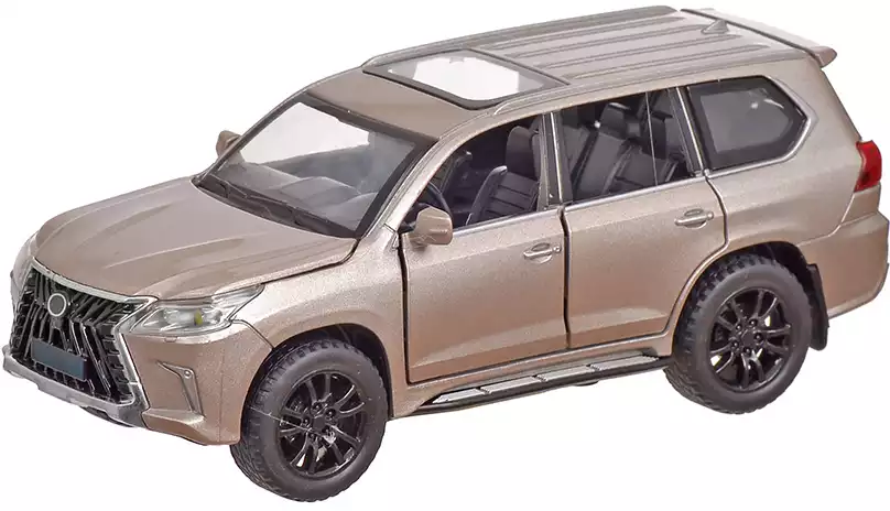 Модель машины Lexus LX570 1:32 (16см) свет, звук, Инерционный механизм 32631-2