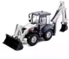 Модель машины 1:50 Погрузчик-экскаватор Back loader 625004 17см WB