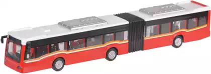 Модель машины Автобус с гармошкой 29см свет, звук, инерция 1100