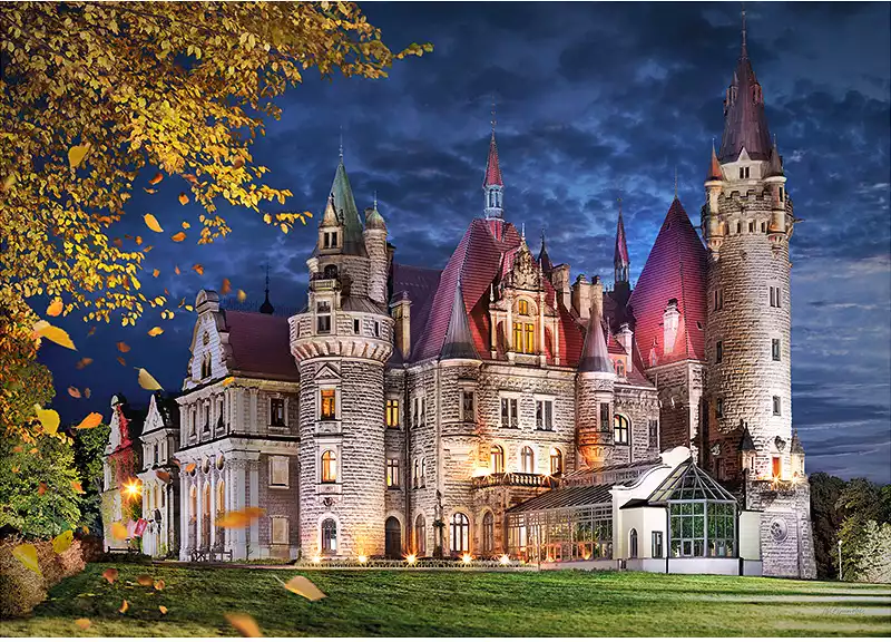 Пазл 1000 эл.Мо́шненский замок CH30349 Cherry