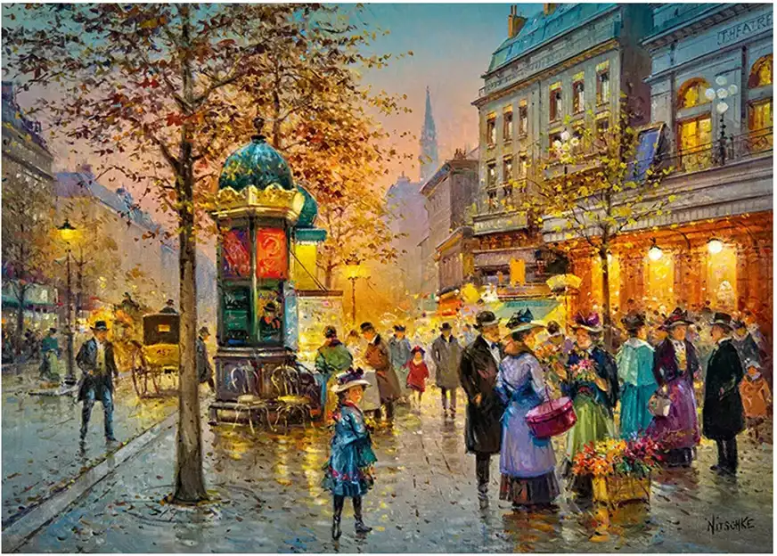 Пазл 1000 эл.Парижский бульвар CH30202 Cherry