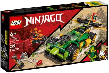 Конструктор Гоночный автомобиль ЭВО Ллойда 71763 LEGO Ninjago