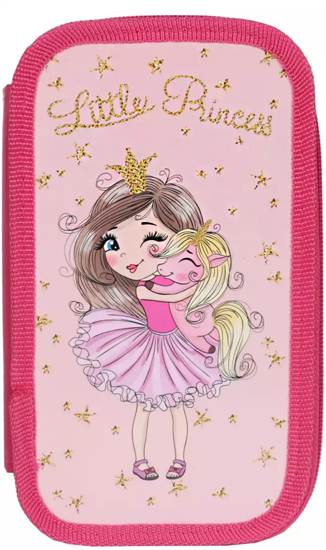 Пенал трехсекционный LITTLE PRINCESS ПО-110