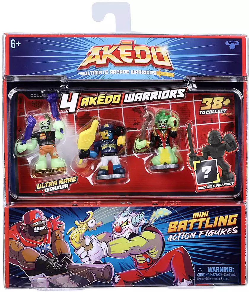 Акедо Коллекционный игровой набор 4 фигурки 5 TM Akedo 39457