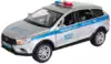 Модель машины LADA VESTA SW CROSS ПОЛИЦИЯ 17,5см свет, звук, Инерционный механизм VESTASWCR-124SLPOL-GY ТЕХНОПАРК