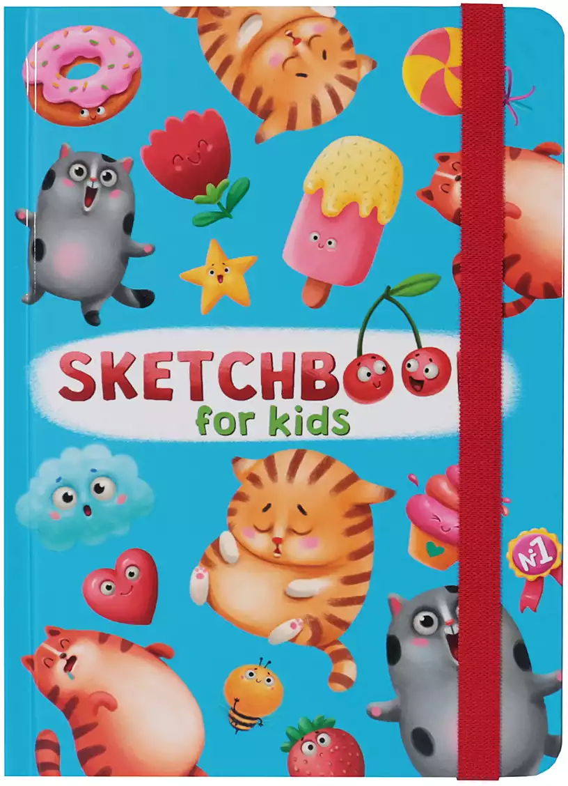 Скетчбук А5 Вкусняшки и коты 80-7374