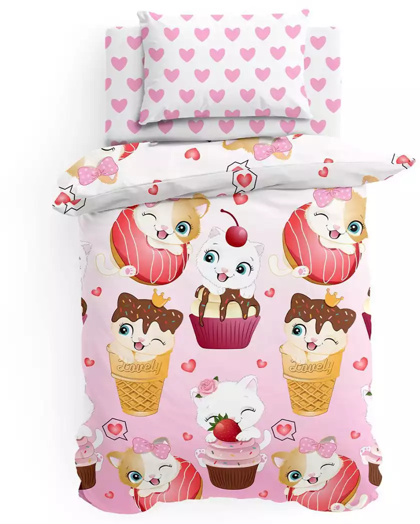 Комплект постельного белья Juno Sweet kitten