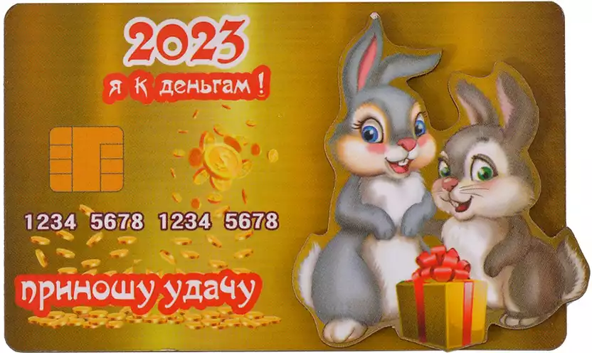 Магнит двухслойный Символ года 2023 нг23-м2-002