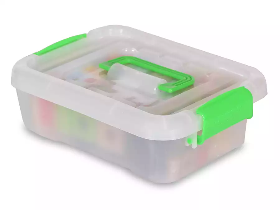 Набор инструментов в пластиковом чемодане LC-63 дерево