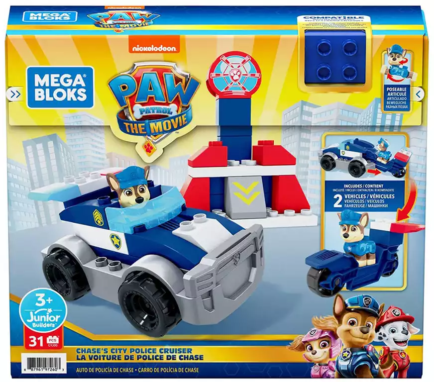 Набор игровой Mega Bloks GYJ00 Щенячий патруль Гончик и полицейская погоня