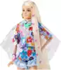 Кукла Barbie HDJ45 Экстра с цветочным принтом