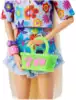 Кукла Barbie HDJ45 Экстра с цветочным принтом