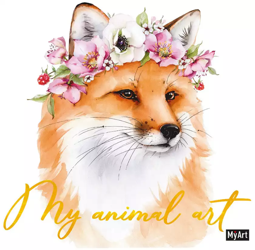 Скетчбук Лиса MyArt My animal Art 40-6645