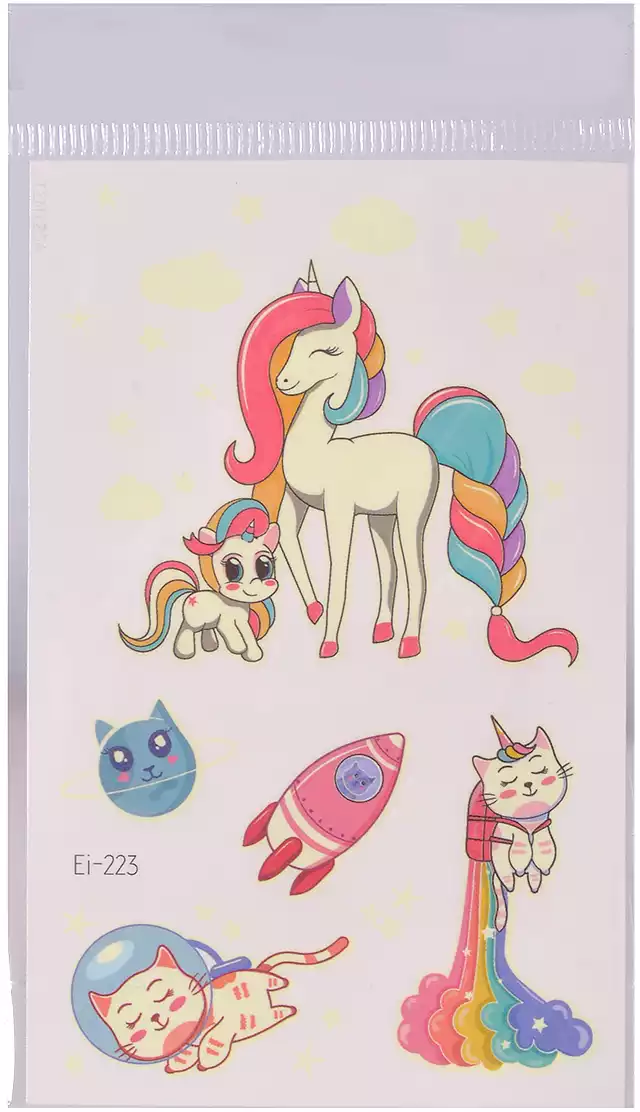 Наклейки переводные Тату Fantasy свет