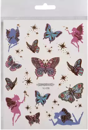 Наклейки переводные Тату Fairies and Butterflies