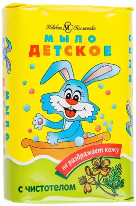 Мыло детское с экстр. чистотел НК Ушастый нянь 90г