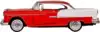 Модель машины 1955 Chevrolet (Chevy) (Chevy)Bel Air Красный 1:24 Motormax 73229