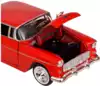 Модель машины 1955 Chevrolet (Chevy) (Chevy)Bel Air Красный 1:24 Motormax 73229