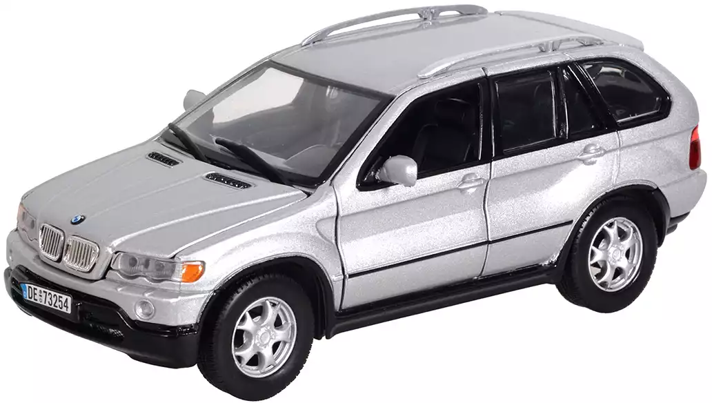 Модель машины 1:24 Motormax BMW X5 Серебро 73254