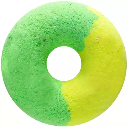 Шипучая соль для ванн «Амурные пончики» Кокос-йогург/Маракуйя-персик 180г