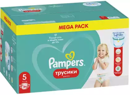 Подгузники-трусики Pampers Active Baby 5 (12-17 кг) 84шт
