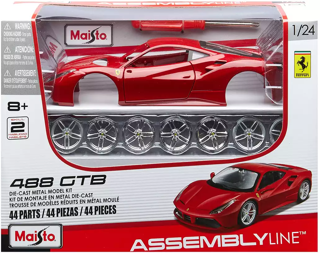 Модель машины 1:24 MAISTO Ferrari AL - Ferrari 488 GTB 39131 купить в  Тольятти - интернет магазин Rich Family