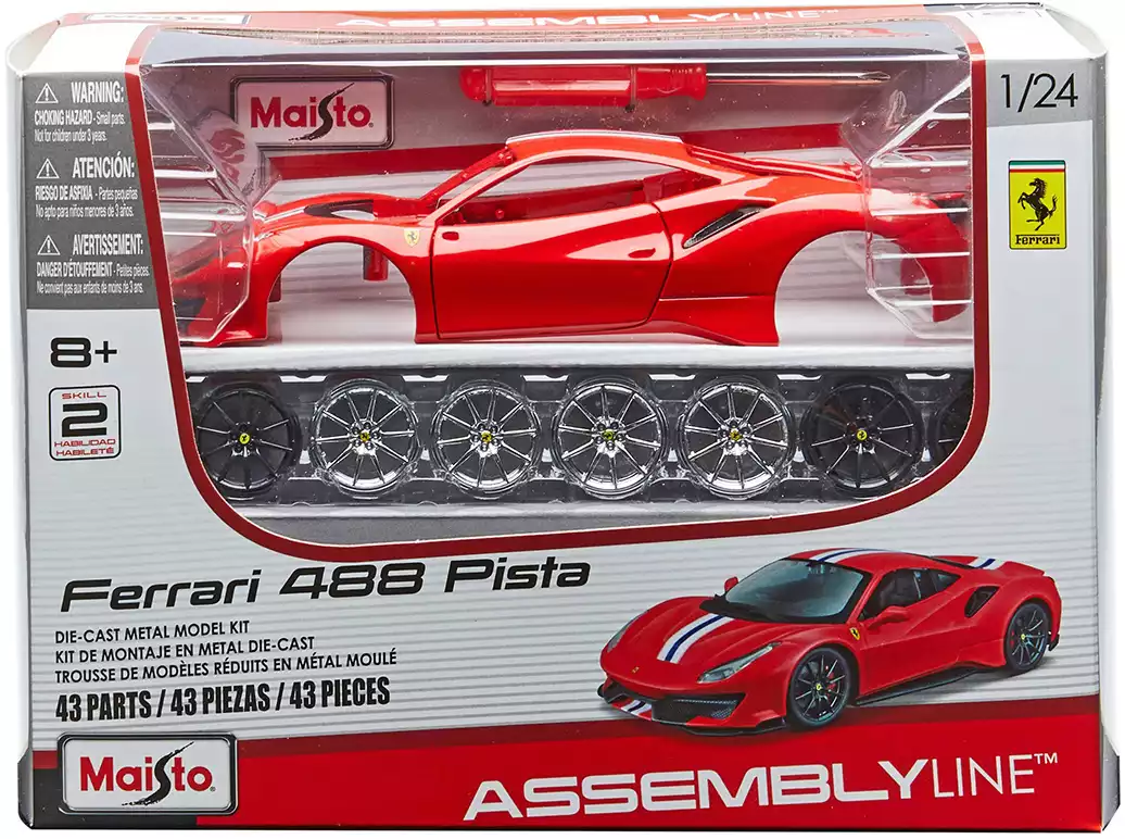 Модель машины 1:24 MAISTO Ferrari AL - Ferrari 488 Pista 39135 купить в  Челябинске - интернет магазин Rich Family