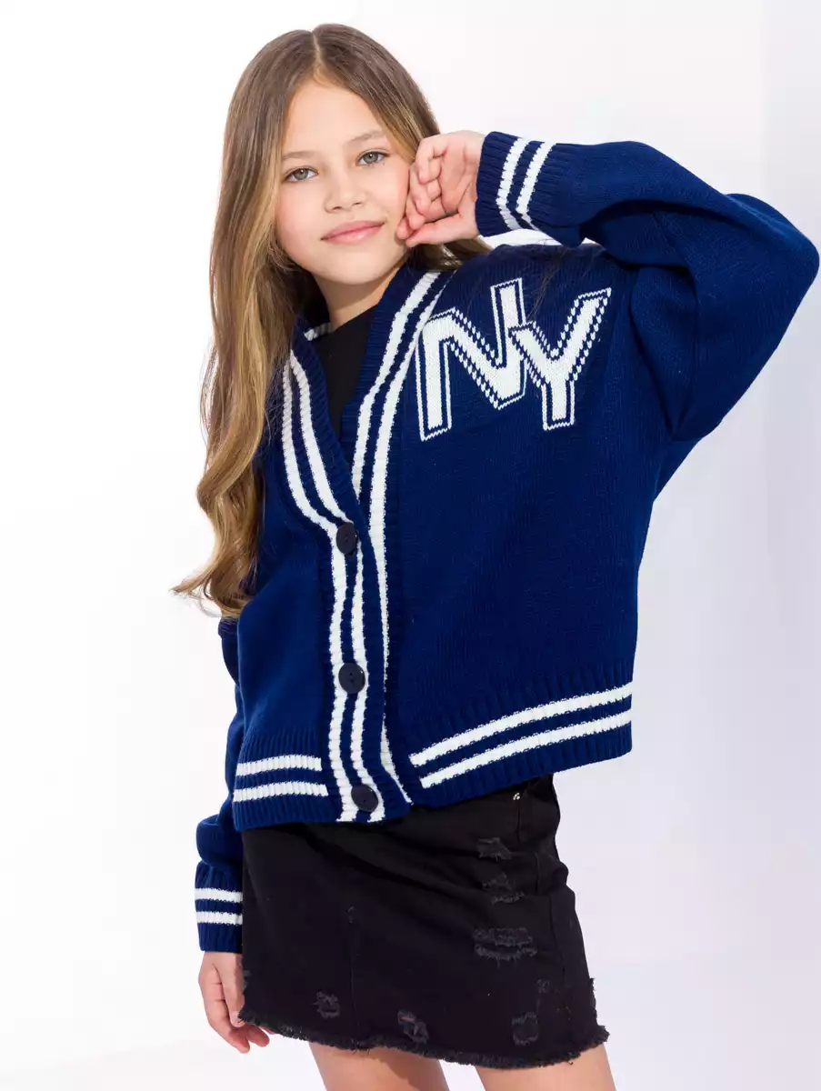 Вязаный кардиган Элком