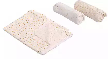 Набор пеленок Мёд трикотаж кулирка 3 шт. 90*120см