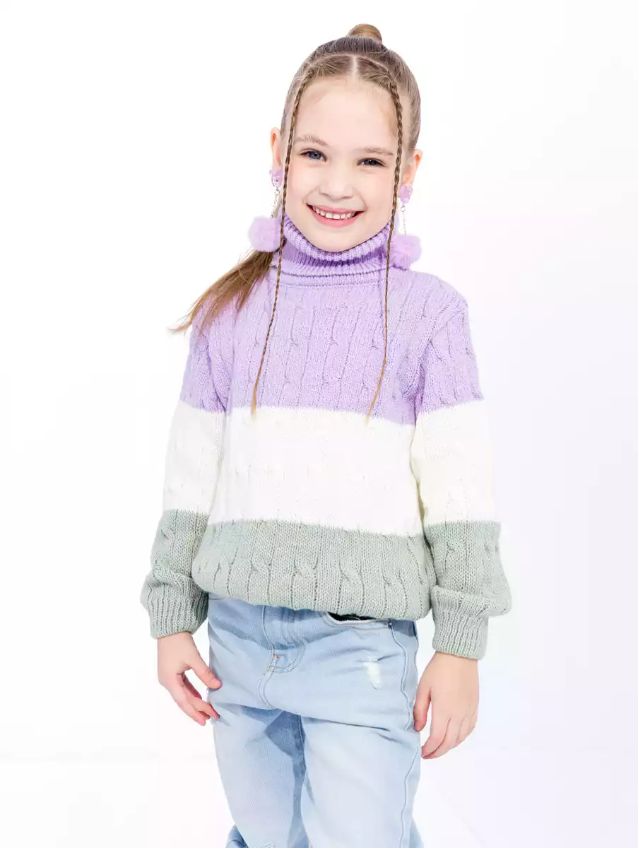 Вязаный свитер Элком