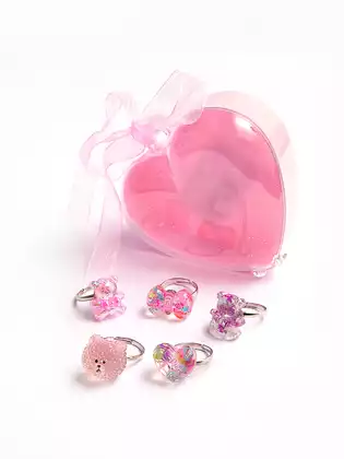 Набор детских колец 5 штук 058D-2530D