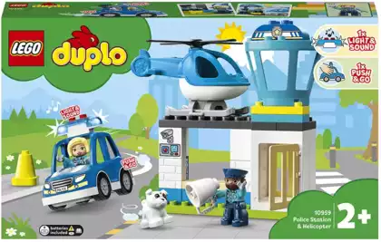 Конструктор Полицейский участок и вертолёт 10959 LEGO DUPLO Town