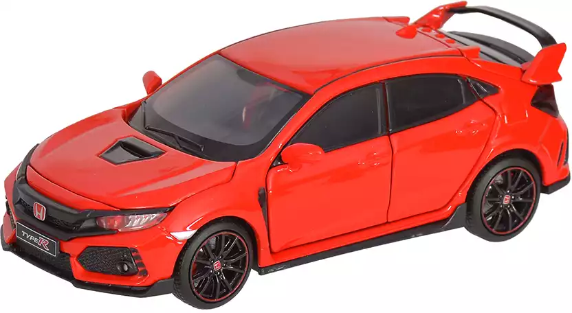 Модель машины 1:32 Honda Civic TYPE R 16см JK823594 свет, звук, Инерционный механизм