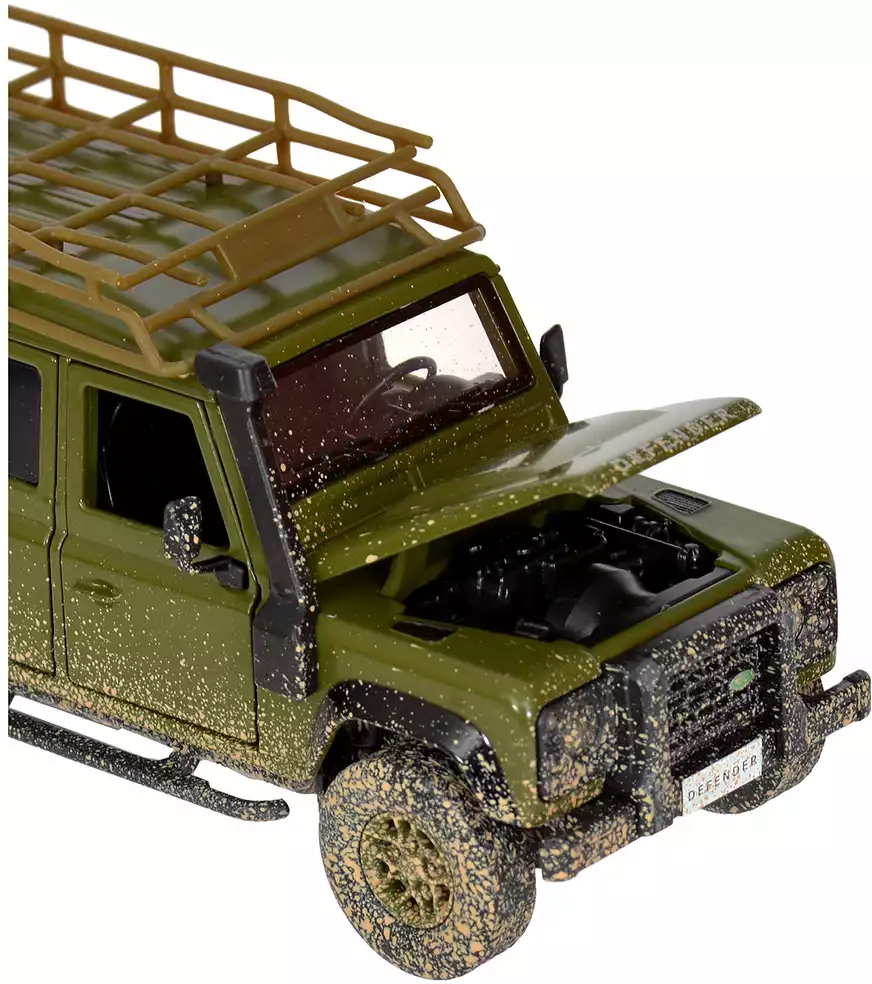 Модель машины Land Rover Defender 2010 1:32 (15см) свет, звук, Инерционный  механизм 823522 купить в Барнауле - интернет магазин Rich Family