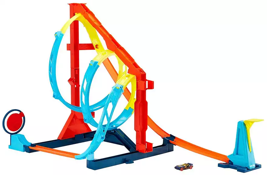Набор игровой Конструктор Трасс Hot Wheels HDX79 Автотрек Бесконечная Спираль