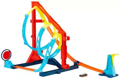 Набор игровой Конструктор Трасс Hot Wheels HDX79 Автотрек Бесконечная Спираль