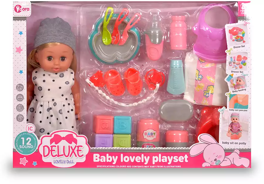 Кукла функциональная WZB6109-9 с длинными волосами и аксессуарами