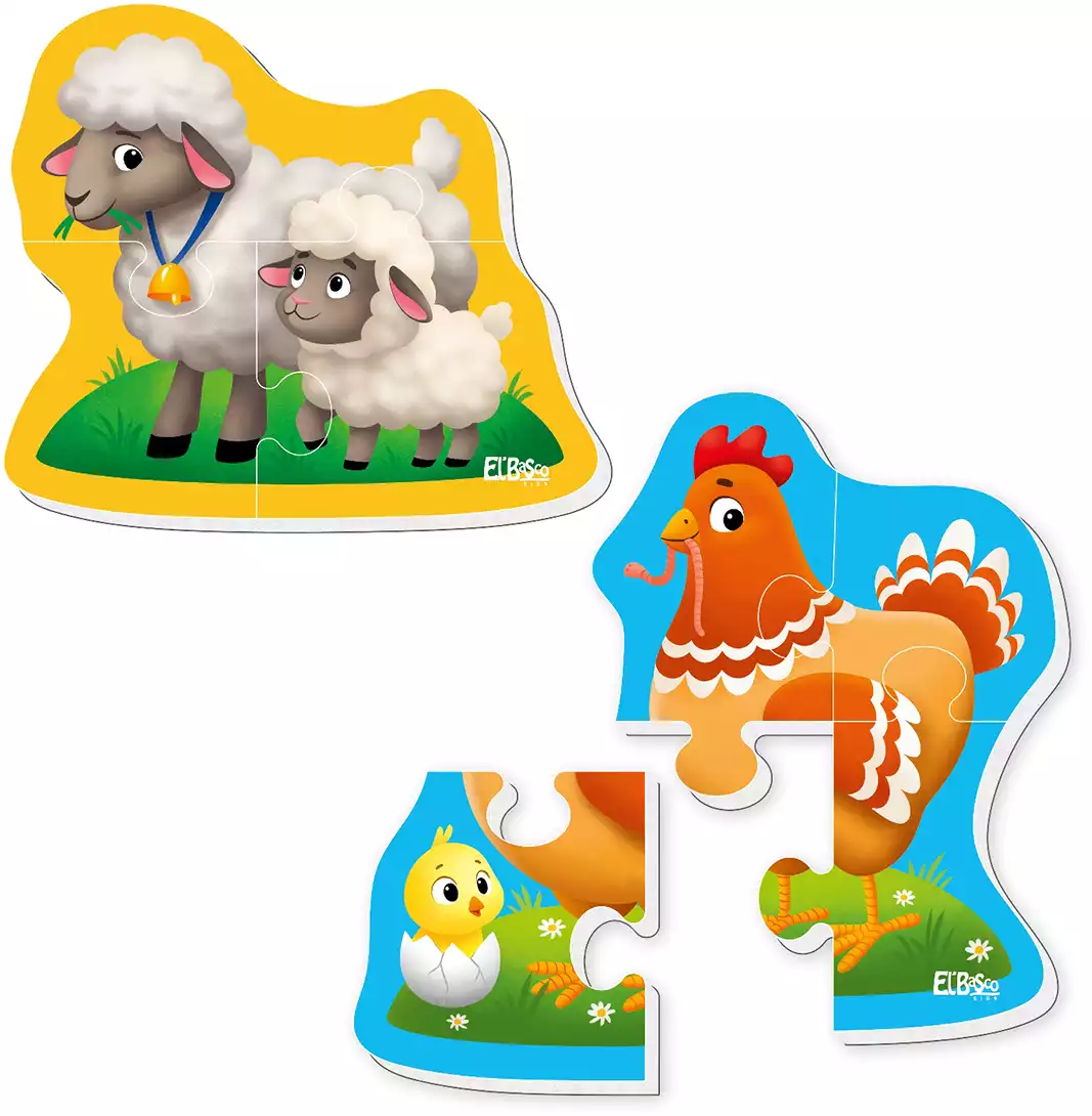 Пазл 2 в 1 на магните Ферма ET04-003 El Basco