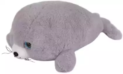 Мягкая игрушка Морской котик Нестор серый 40 см 058D-2651D