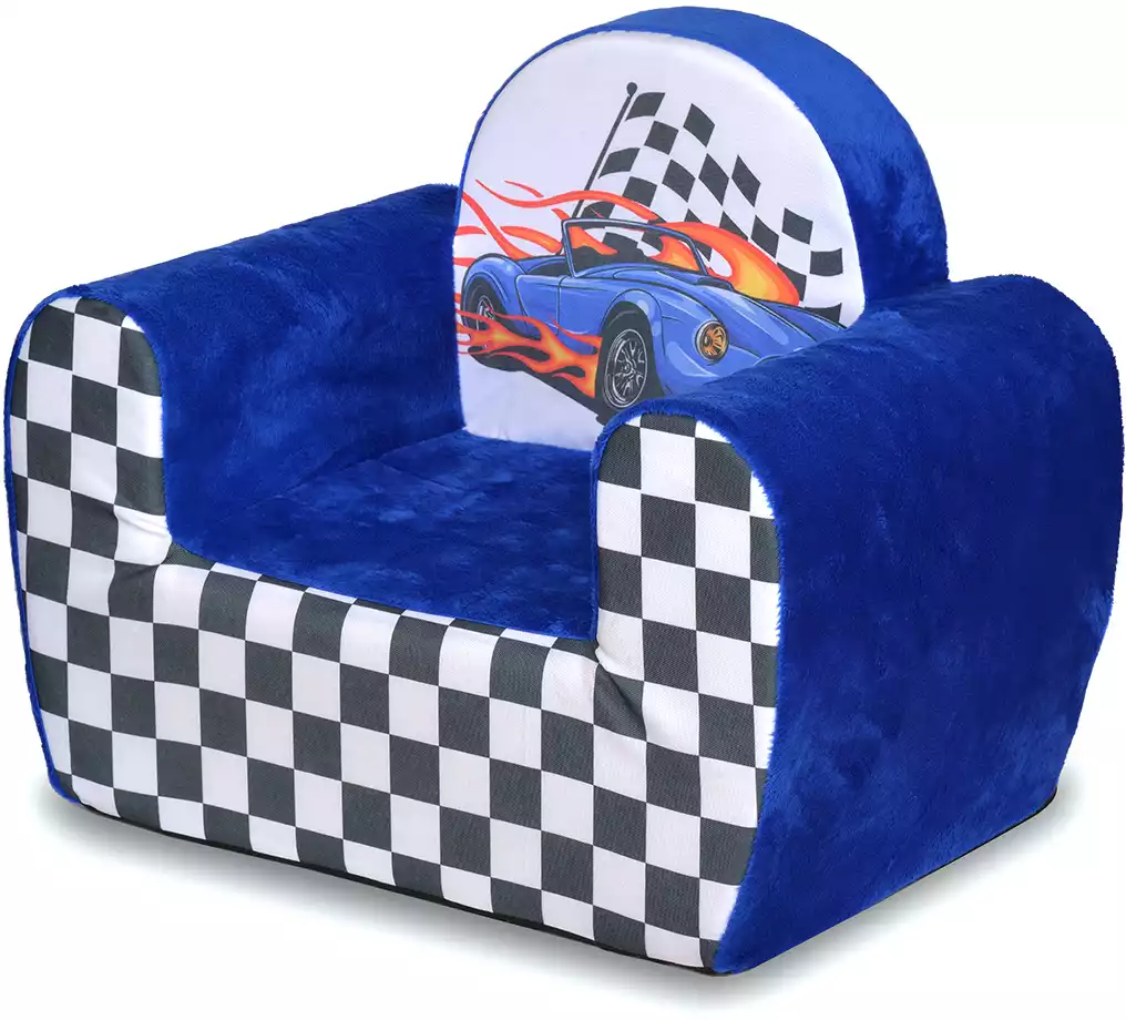 Мягкое кресло Скорость 732-2021 синее Тутси