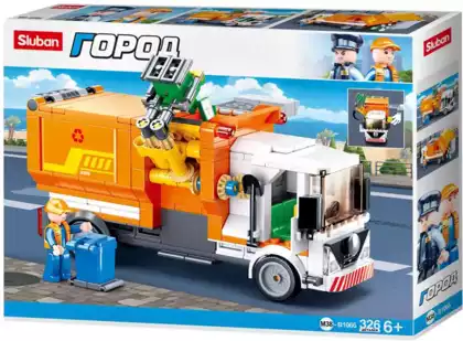 Конструктор блочный Мусоровоз Sluban M38-B1066 326 дет.