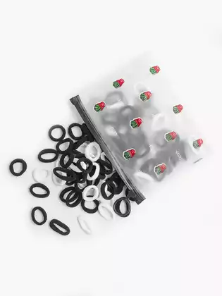 Резинка для волос 100 штук 2,5 см VP 058D-2728D