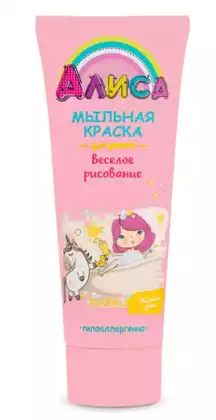 Мыльная краска Веселое рисование (желтый) 76г