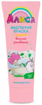 Мыльная краска Веселое рисование (зеленый) 76г