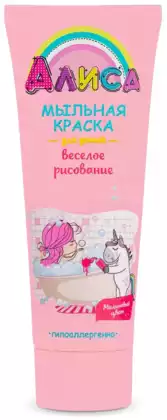Мыльная краска Веселое рисование (малиновый) 76г